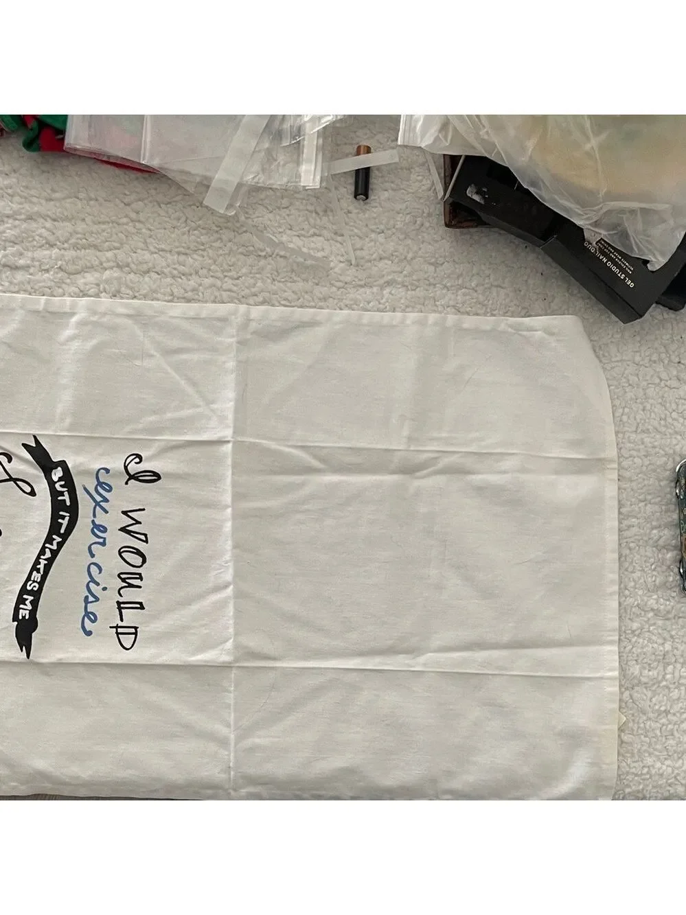 Sonoma White and Black Kitchen Towel